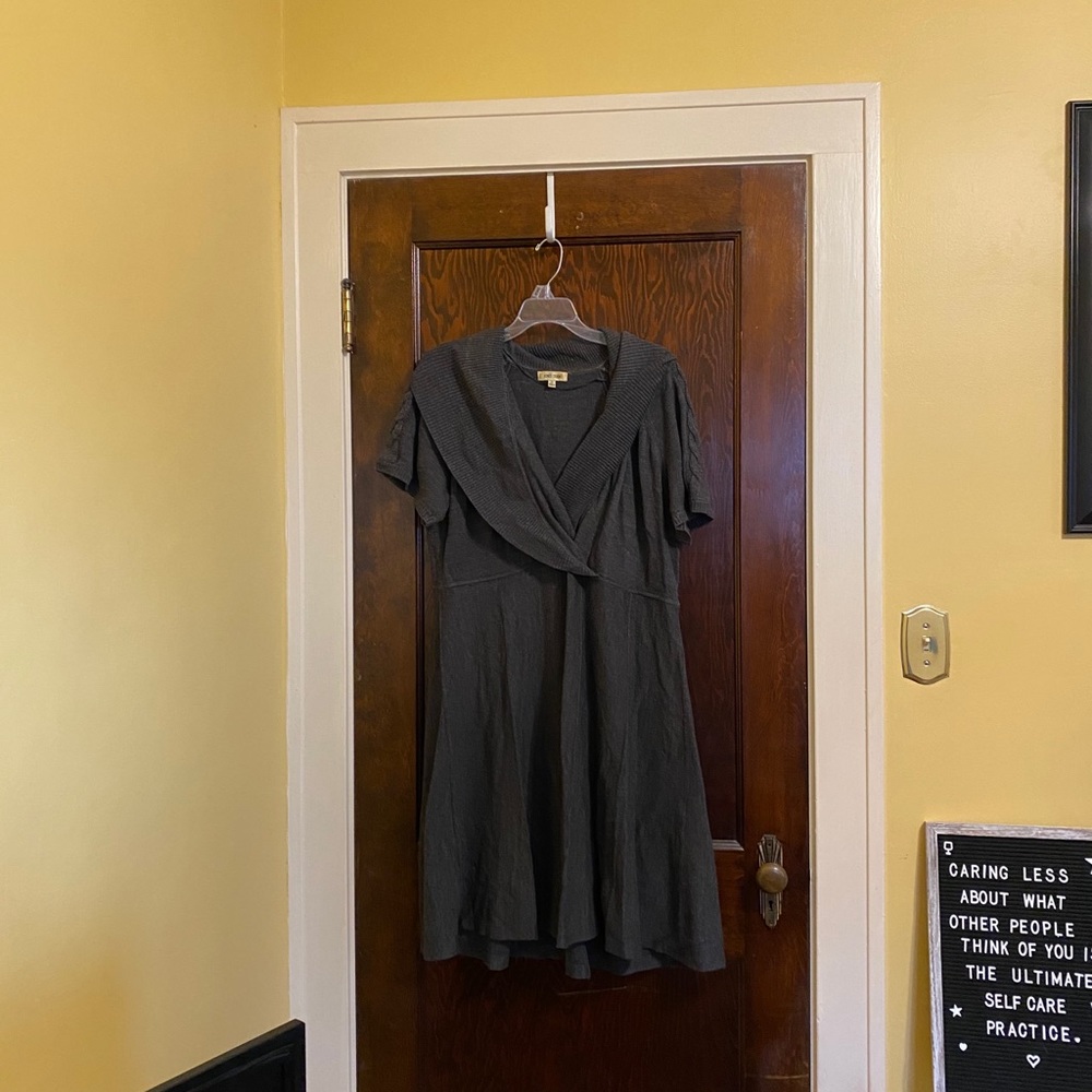 Jones Studio Sweater Dress Gray